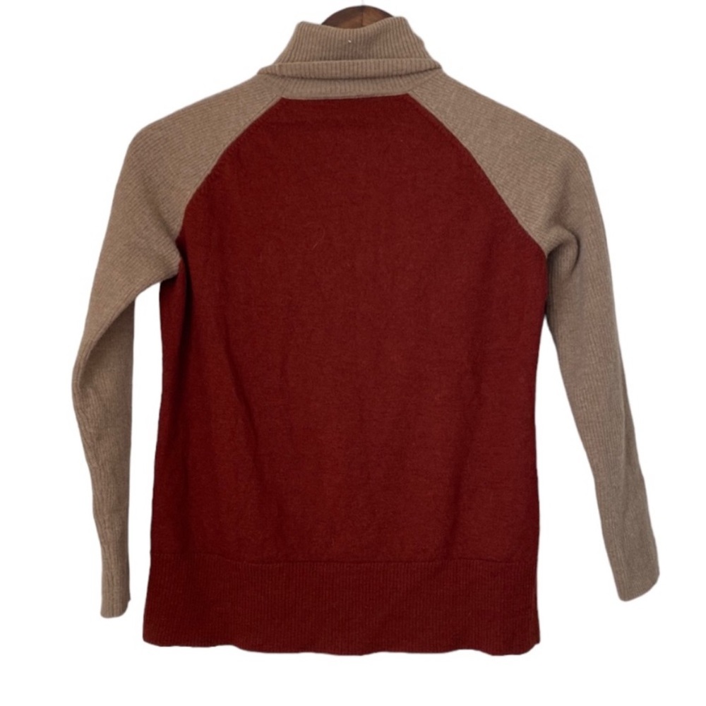 Pendleton Red Merino Wool Turtleneck Sweater Sz S